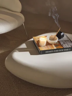 Sale Mesa de centro baja en forma orgánica Pietra Mesas De Centro|Mesas De Centro