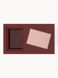 Mesas De Centro|Mesas De Centro></noscript>Westwing Collection Mesa de centro con espacio de almacenamiento Alessa, 120 cm Rojo vino, rosa claro