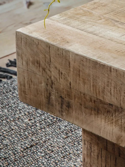 Mesas De Centro|Mesas De Centro> Mesa de centro de madera de mango Iowa