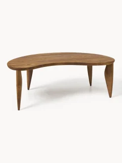 Outlet Mesa de centro de madera de nogal de forma orgánica Feve Mesas De Centro|Mesas De Centro