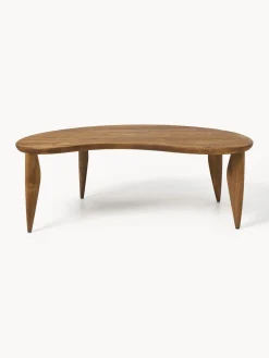 Outlet Mesa de centro de madera de nogal de forma orgánica Feve Mesas De Centro|Mesas De Centro
