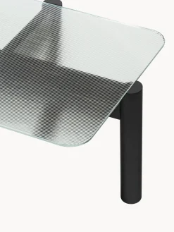Mesas De Centro|Mesas De Centro></noscript>Noo.ma Mesa de centro de madera de haya con tablero de cristal Kob