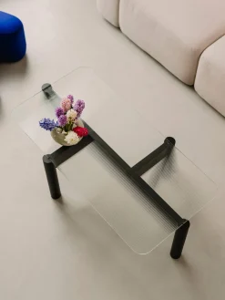 Mesas De Centro|Mesas De Centro></noscript>Noo.ma Mesa de centro de madera de haya con tablero de cristal Kob