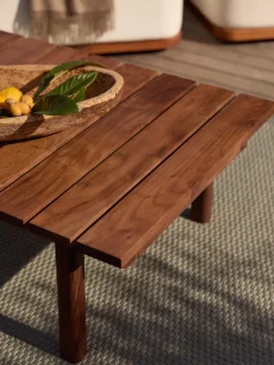 Hot Mesa de centro de madera de acacia Matheus Mesas Auxiliares De Jardín|Mesas Auxiliares De Jardí­N