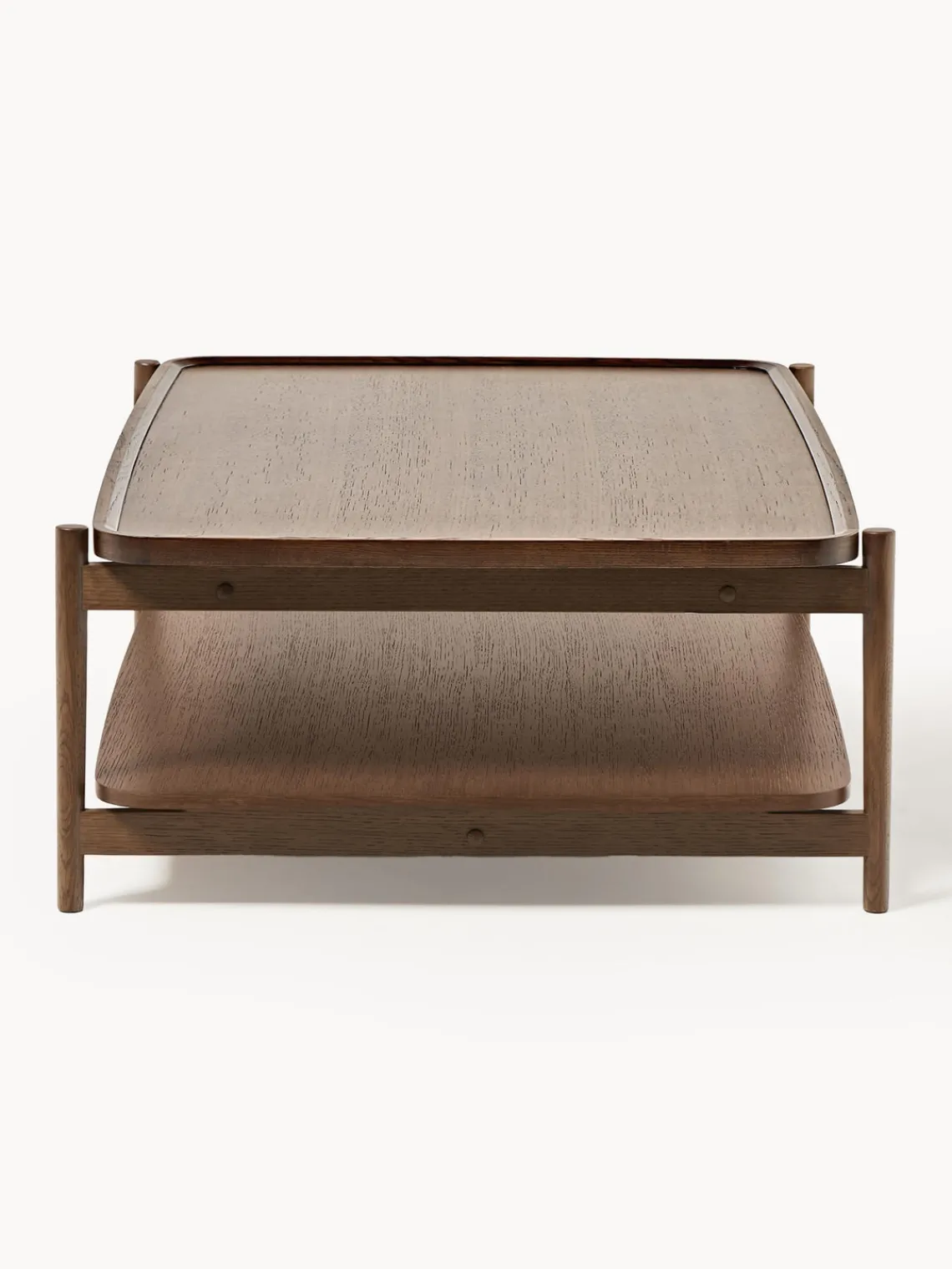 Mesas De Centro|Mesas De Centro>Westwing Collection Mesa de centro de madera Libby Madera de roble oscura