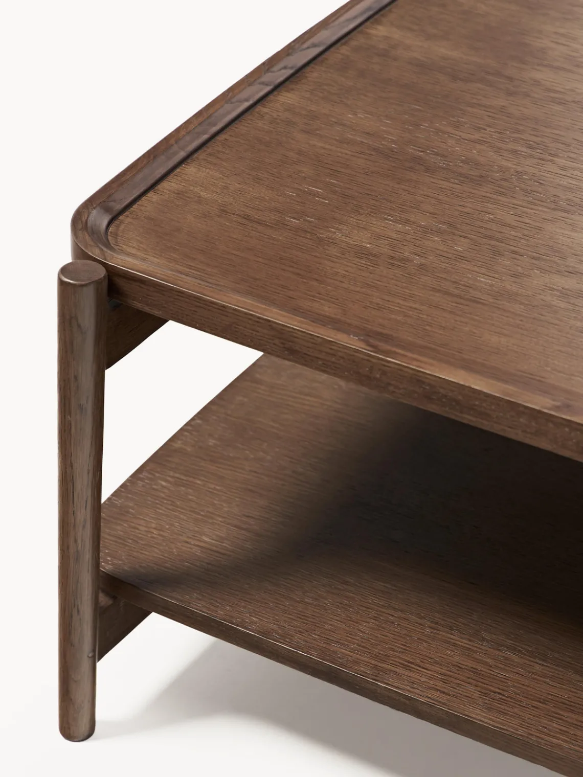 Mesas De Centro|Mesas De Centro>Westwing Collection Mesa de centro de madera Libby Madera de roble oscura