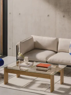 Outlet Mesa de centro de madera de roble Naiko Mesas De Centro|Mesas De Centro