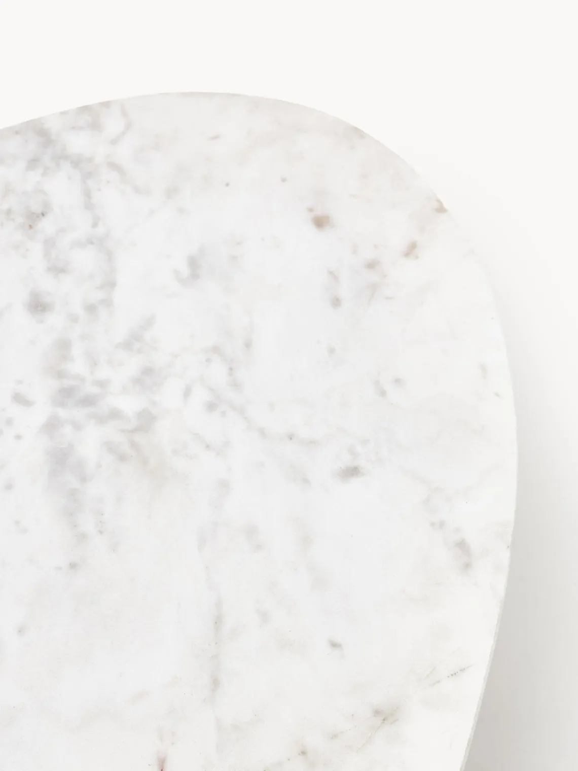 Mesas De Centro|Mesas De Centro>Westwing Collection Mesa de centro de mármol con forma orgánica Naruto Madera de roble, mármol blanco