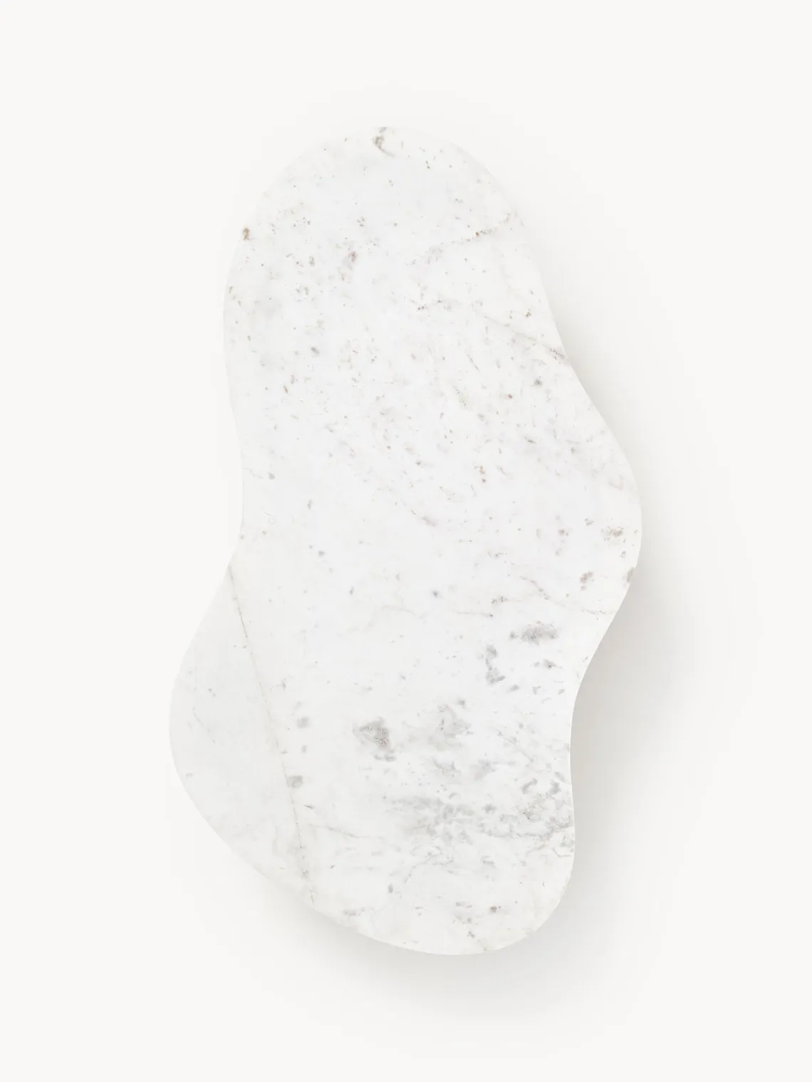 Mesas De Centro|Mesas De Centro>Westwing Collection Mesa de centro de mármol con forma orgánica Naruto Madera de roble, mármol blanco