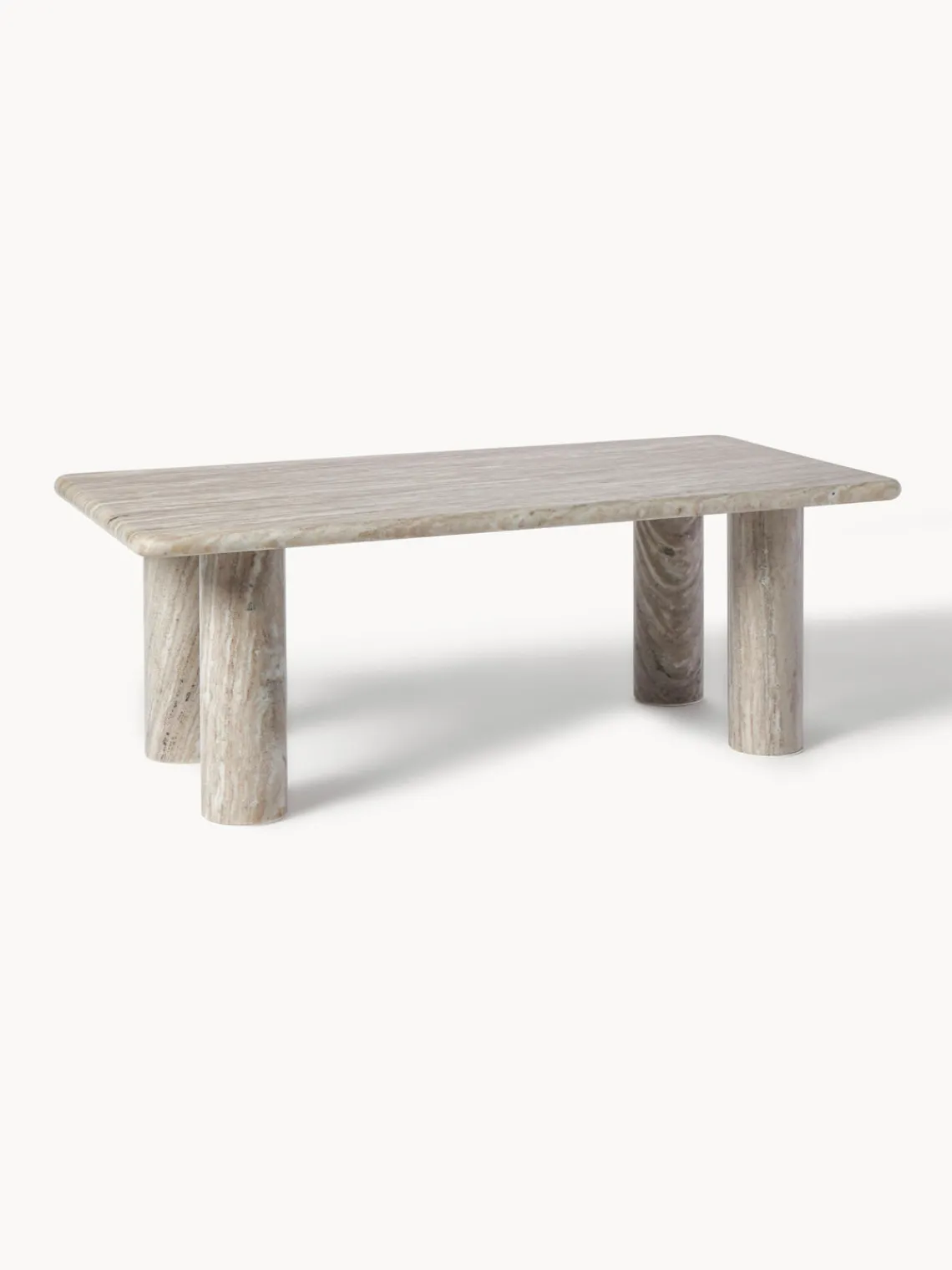 Mesas De Centro|Mesas De Centro>Westwing Collection Mesa de centro de mármol Mabel Greige, jaspeado