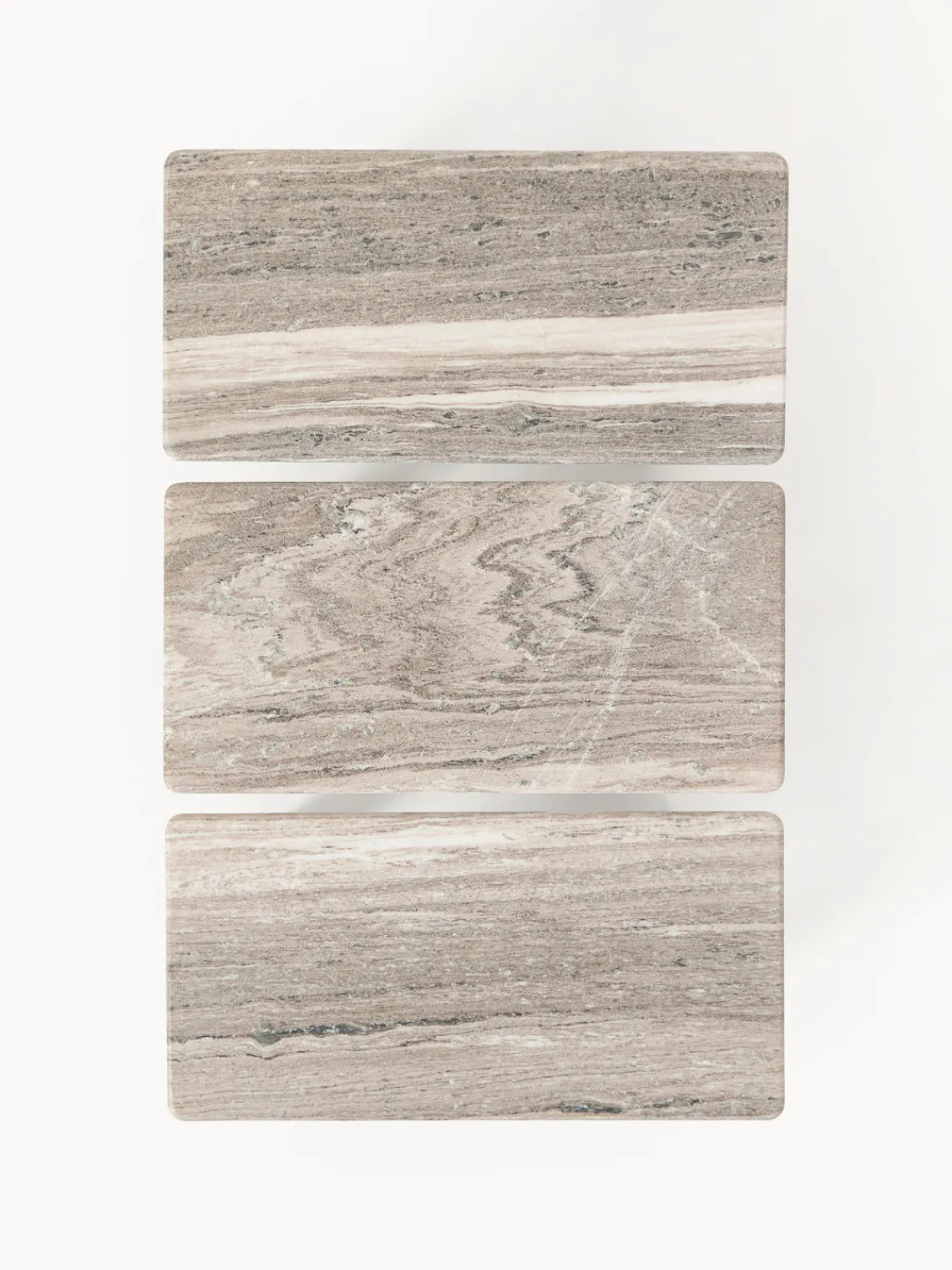 Mesas De Centro|Mesas De Centro>Westwing Collection Mesa de centro de mármol Mabel Greige, jaspeado