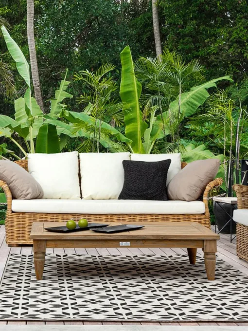 Mesas Auxiliares De Jardín|Mesas Auxiliares De Jardí­N>Bizzotto Mesa de centro de teca Bali