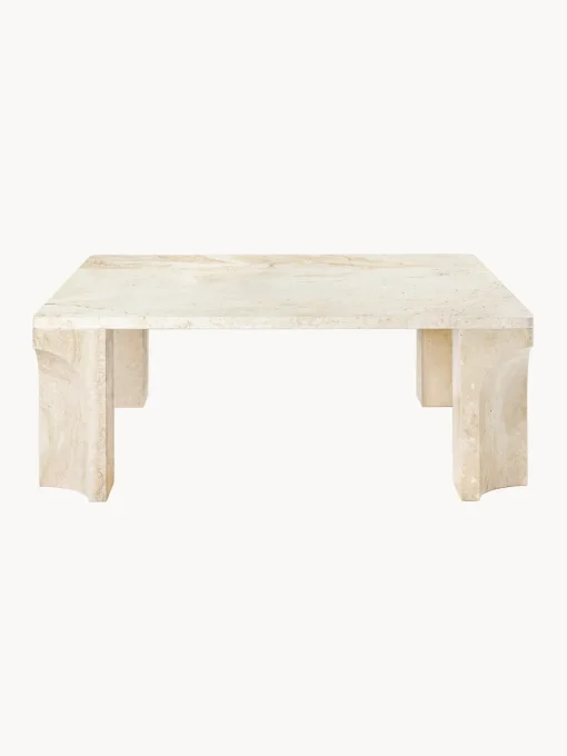 Clearance Mesa de centro de travertino Doric, 80 cm Mesas De Centro|Mesas De Centro