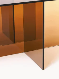 Mesas De Centro|Mesas De Centro></noscript>Westwing Collection Mesa de centro de vidrio Anouk, 102 cm Marrón transparente