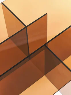 Mesas De Centro|Mesas De Centro></noscript>Westwing Collection Mesa de centro de vidrio Anouk, 102 cm Marrón transparente