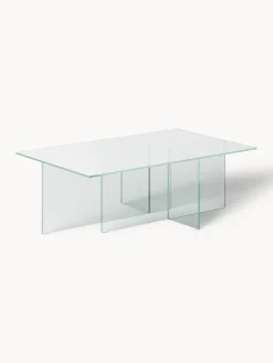 Mesas De Centro|Mesas De Centro>Westwing Collection Mesa de centro de vidrio Anouk, 102 cm Transparente
