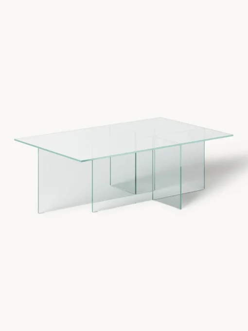 Mesas De Centro|Mesas De Centro>Westwing Collection Mesa de centro de vidrio Anouk, 102 cm Transparente