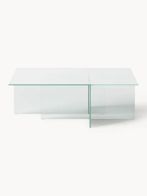 Mesas De Centro|Mesas De Centro>Westwing Collection Mesa de centro de vidrio Anouk, 102 cm Transparente