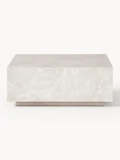 Mesas De Centro|Mesas De Centro></noscript>Westwing Collection Mesa de centro en look travertino Lesley Aspecto travertino beige mate