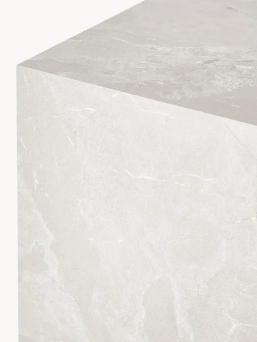Mesas De Centro|Mesas De Centro>Westwing Collection Mesa de centro en look travertino Lesley Aspecto travertino beige mate
