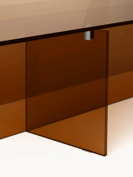 Clearance Mesa de centro grande de vidrio Anouk, 160 cm Mesas De Centro|Mesas De Centro