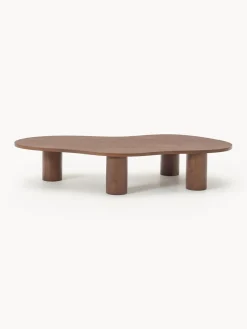 Mesas De Centro|Mesas De Centro></noscript>Westwing Collection Mesa de centro grande de madera de roble con forma orgánica Didi Roble lacado en marrón oscuro