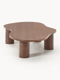 Mesas De Centro|Mesas De Centro></noscript>Westwing Collection Mesa de centro grande de madera de roble con forma orgánica Didi Roble lacado en marrón oscuro