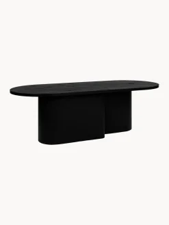 Mesas De Centro|Mesas De Centro>Noo.ma Mesa de centro ovalada de madera Looi Negro