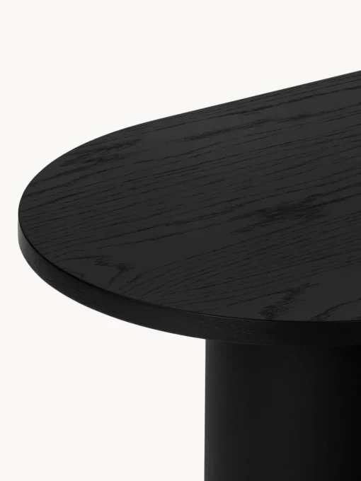 Mesas De Centro|Mesas De Centro>Noo.ma Mesa de centro ovalada de madera Looi Negro