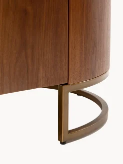 Mesas De Centro|Mesas De Centro></noscript>Kare Design Mesa de centro ovalada de madera de nogal Giorgio