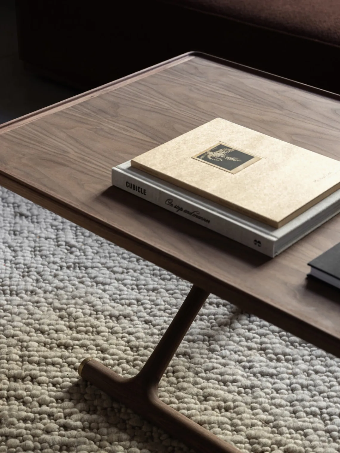 Mesas De Centro|Mesas De Centro>Audo Copenhagen Mesa de centro plegable Jäger Madera de nogal