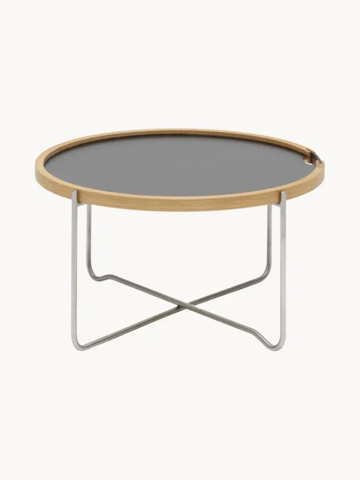 Mesas De Centro|Mesas De Centro>Carl Hansen & Søn Mesa de centro redonda con bandeja reversible CH417