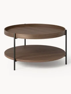 Mesas De Centro|Mesas De Centro></noscript>Westwing Collection Mesa de centro redonda de madera Renee Madera de nogal