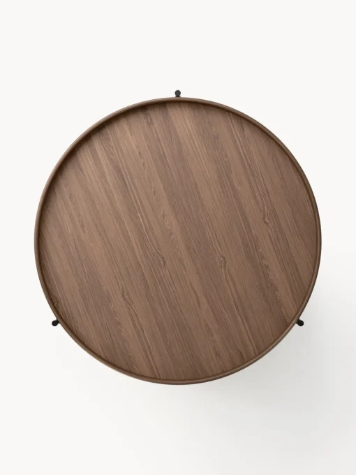 Mesas De Centro|Mesas De Centro>Westwing Collection Mesa de centro redonda de madera Renee Madera de nogal