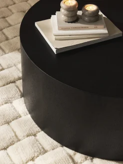 Mesas De Centro|Mesas De Centro></noscript>Westwing Collection Mesa de centro redonda de madera Dan Negro