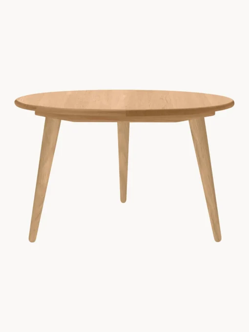 Mesas De Centro|Mesas De Centro>Carl Hansen & Søn Mesa de centro redonda de madera de roble CH008 Madera de roble barnizada