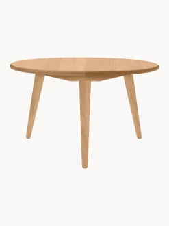 Mesas De Centro|Mesas De Centro>Carl Hansen & Søn Mesa de centro redonda de madera de roble CH008 Madera de roble barnizada