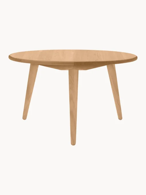 Mesas De Centro|Mesas De Centro>Carl Hansen & Søn Mesa de centro redonda de madera de roble CH008 Madera de roble barnizada