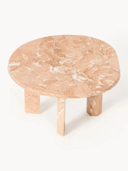 Mesas De Centro|Mesas De Centro>Ferm Living Mesa de centro redonda de mármol Taula Mármol rosa palo