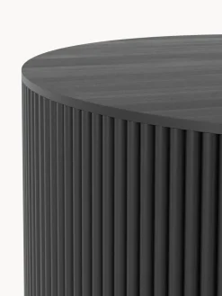 Online Mesa de centro redonda de madera con espacio de almacenamiento Nele Mesas De Centro|Mesas De Centro