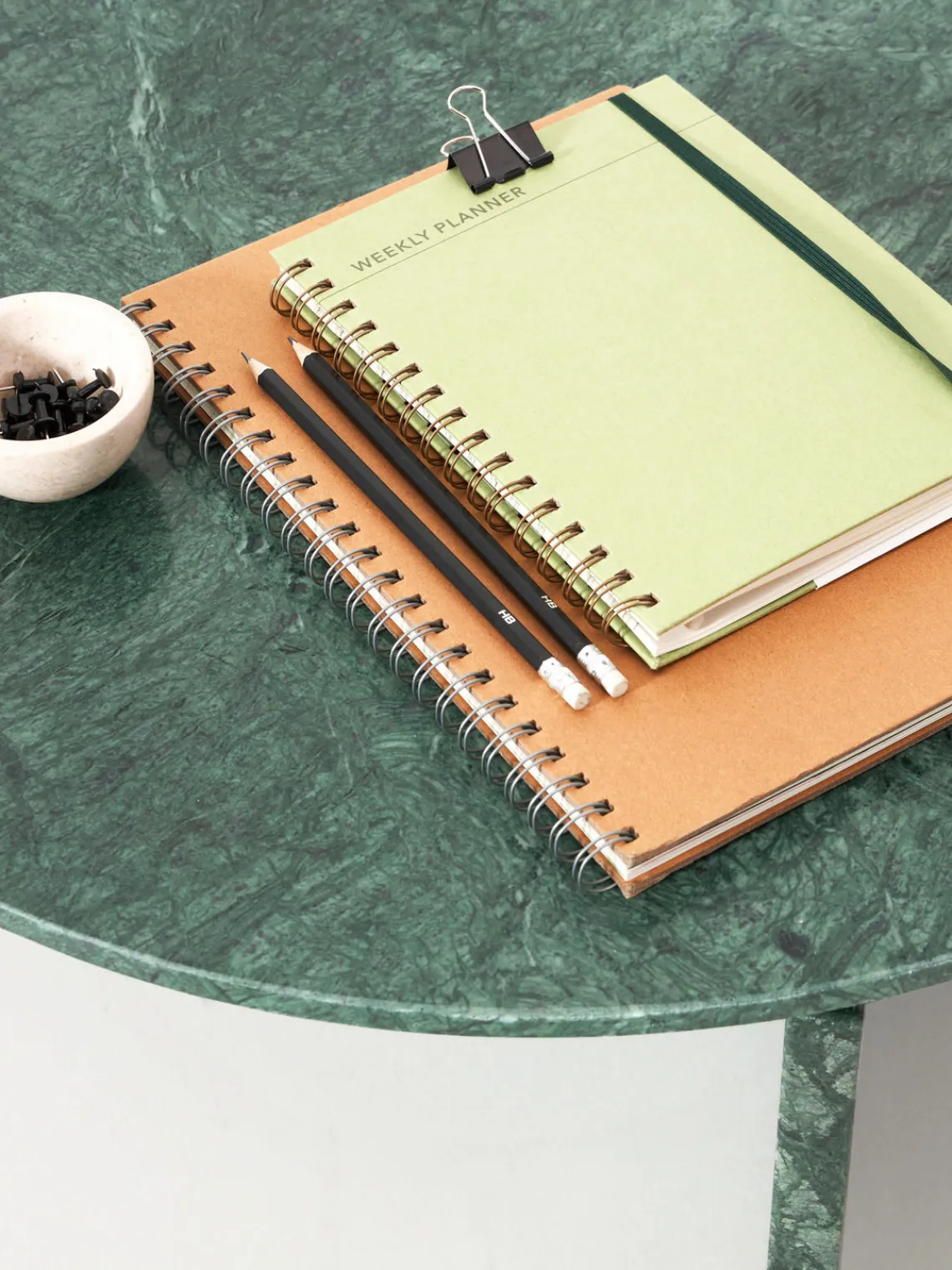 Mesas De Centro|Mesas De Centro>Westwing Collection Mesa de centro redonda de mármol Marisa Mármol verde