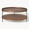 Hot Mesa de centro redonda grande de madera Renee Mesas De Centro|Mesas De Centro