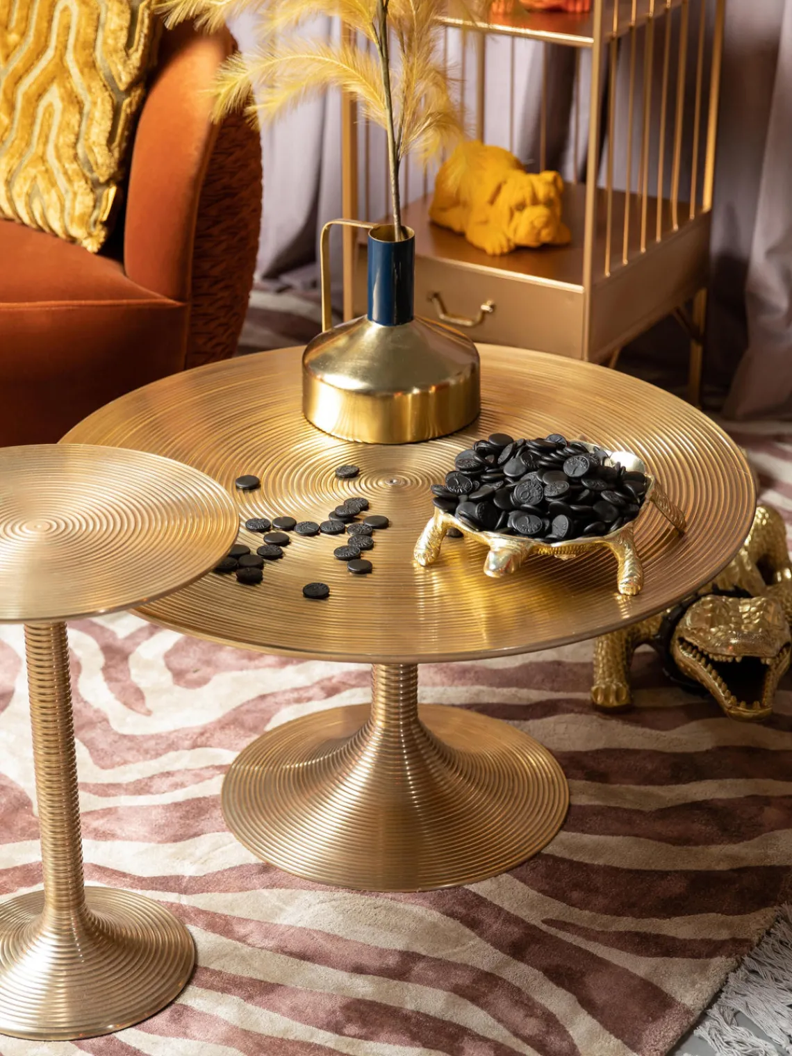 Hot Mesa de centro redonda Hypnotising Mesas De Centro|Mesas De Centro