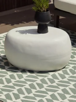 Mesa de centro redonda para exterior Pebble Mesas Auxiliares De Jardín|Mesas Auxiliares De Jardí­N