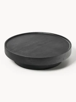 Mesas De Centro|Mesas De Centro></noscript>Westwing Collection Mesa de centro redonda XL de madera de mango Benno Madera de mango lacada en negro
