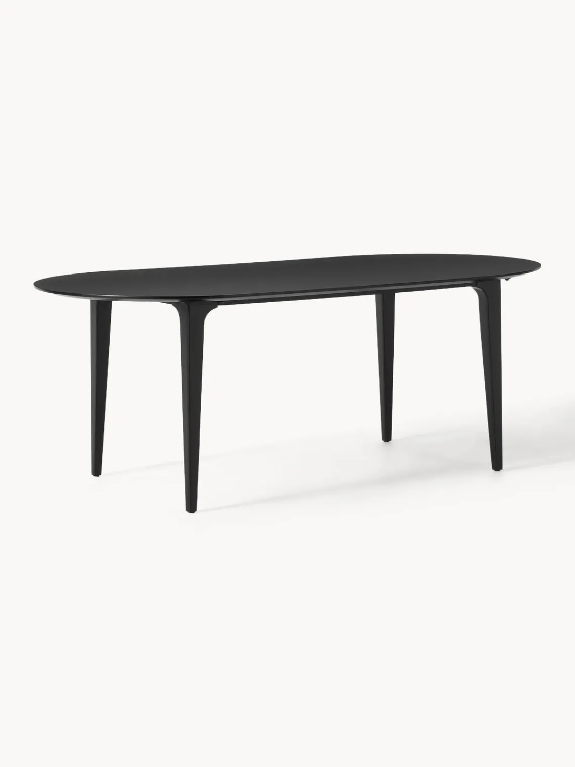 Mesas De Comedor|Mesas De Comedor>Westwing Collection Mesa de comedor de madera de mango Archie, tamaños diferentes Madera de mango lacada en negro