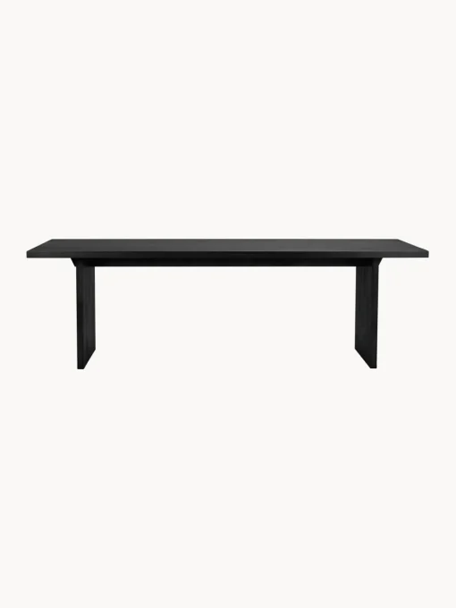 Mesas De Comedor|Mesas De Comedor>Rowico Home Mesa de comedor de madera de fresno Emmett, 240 x 95 cm Madera de roble lacada en negro