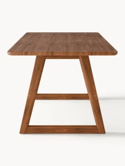 Mesas De Comedor|Mesas De Comedor></noscript>Westwing Collection Mesa de comedor de madera de roble Nik, tamaños diferentes Madera de roble lacada en marrón oscuro
