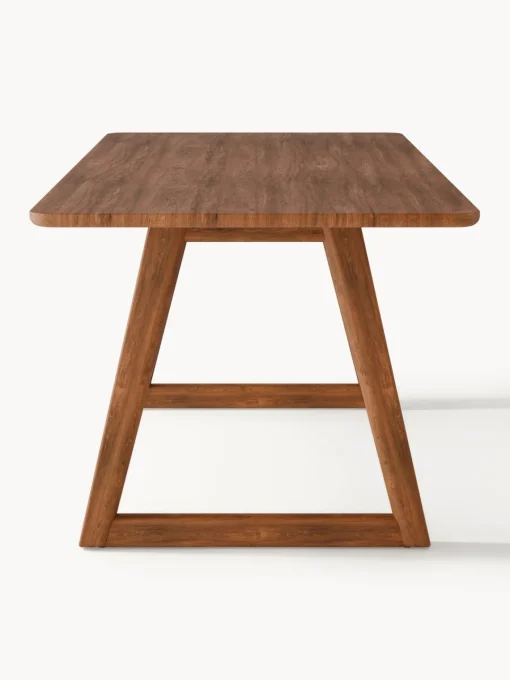 Mesas De Comedor|Mesas De Comedor>Westwing Collection Mesa de comedor de madera de roble Nik, tamaños diferentes Madera de roble lacada en marrón oscuro
