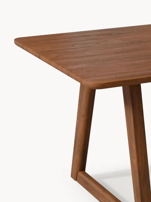 Mesas De Comedor|Mesas De Comedor>Westwing Collection Mesa de comedor de madera de roble Nik, tamaños diferentes Madera de roble lacada en marrón oscuro